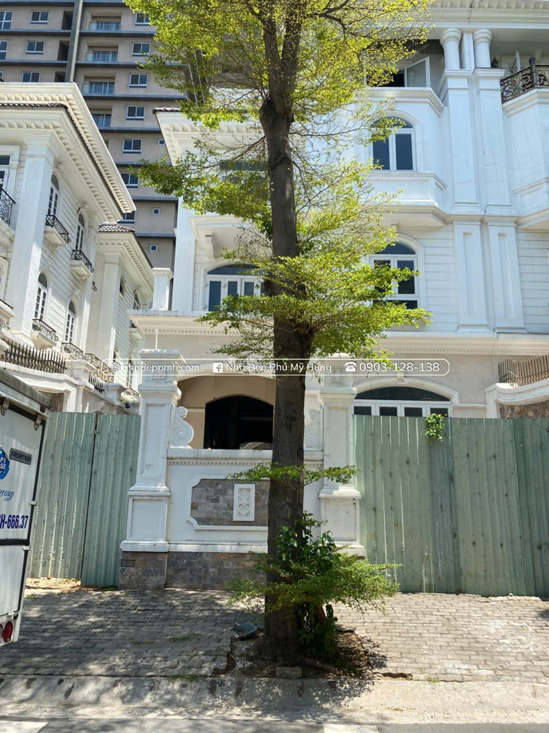 Biệt Thự Song Lập Nhà Thô H4 – Cityland Riverside Q7